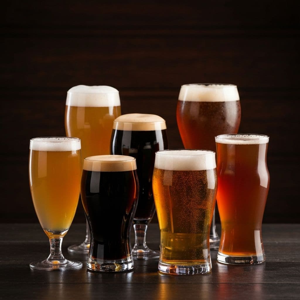 Variedad de cervezas artesanales